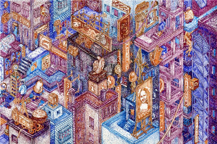 The City II by Sorina Vazelina