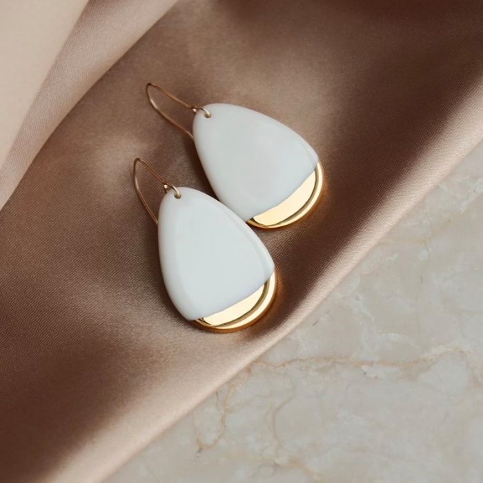 Porcelain earings